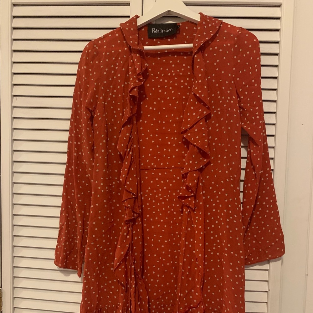 Red mini dress from Realisationpar